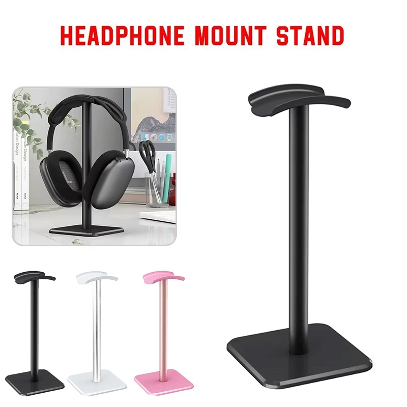 Headphone Hook Under - Universal Multi-functional Headphone Stand Plastic Portable