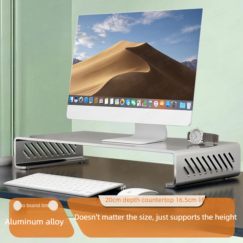 Desk Setup For Laptop And Monitor - Computer Monitor Stand Riser Ergonomic Desk
