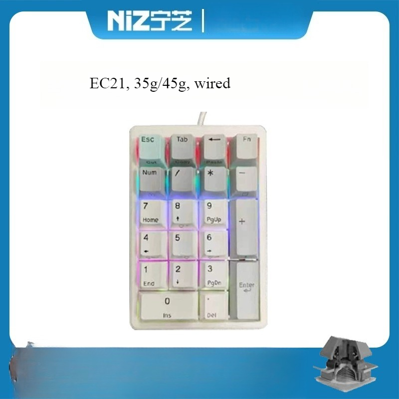 Desk Setup Programmer - NIZ backlit Numpad 21 Keys one
