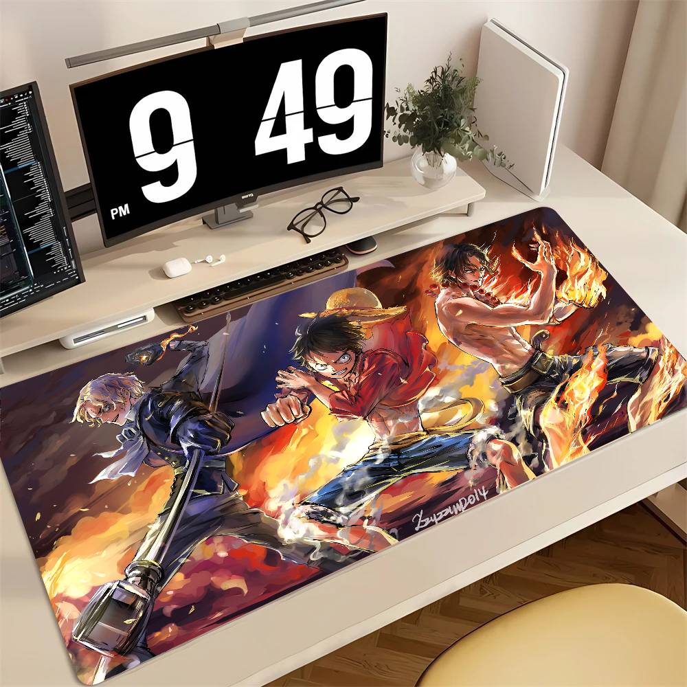 Desk Setup Anime - One Piece Anime Gaming Desk Mat