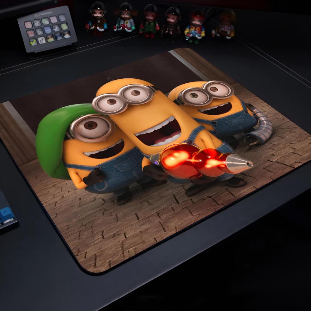Desk Setup Anime - M-Minion Mouse Pad Gaming Laptops Keyboard