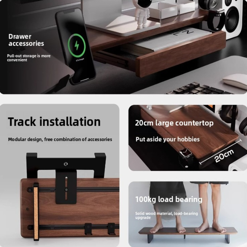 Desk Setup Computer - Z3 Pro Accessory Monitor Metal Storage