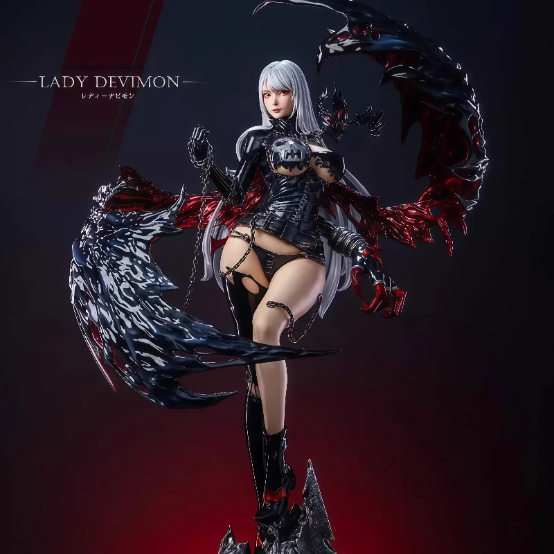 Desk Setup Anime - Lady Devimon Digimon Anime Gk Figure