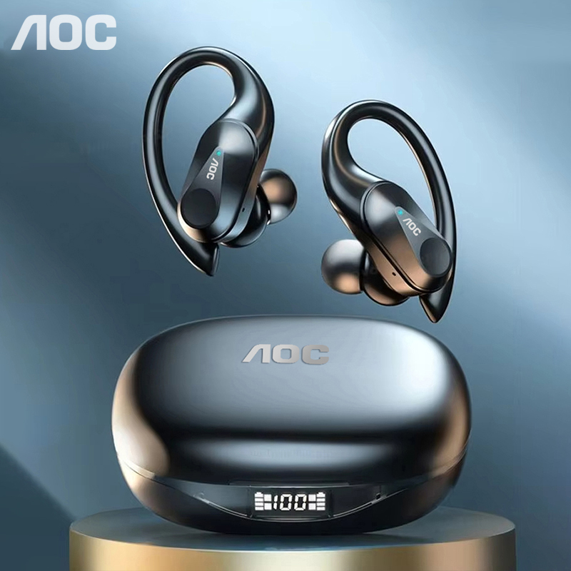 Headphone Hook Under - Choice AOC Sports Headset Wireless Bluetooth