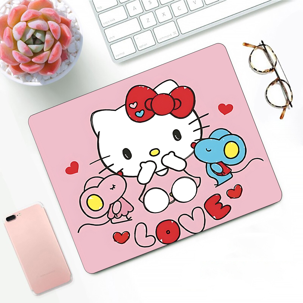 Desk Setup Anime - Cute pink anime Hello Kitty Gaming