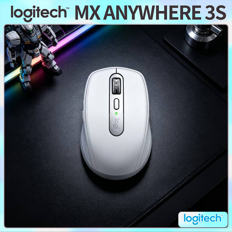 Desk Setup Books - Premium MX Anywhere 3S Mouse -