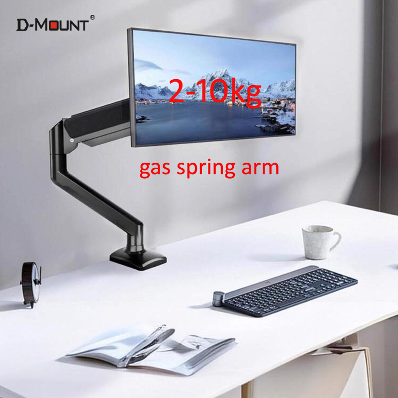 Desk Setup Monitor Arm - D-MOUNT D80 metal alumin 2-10KG 13