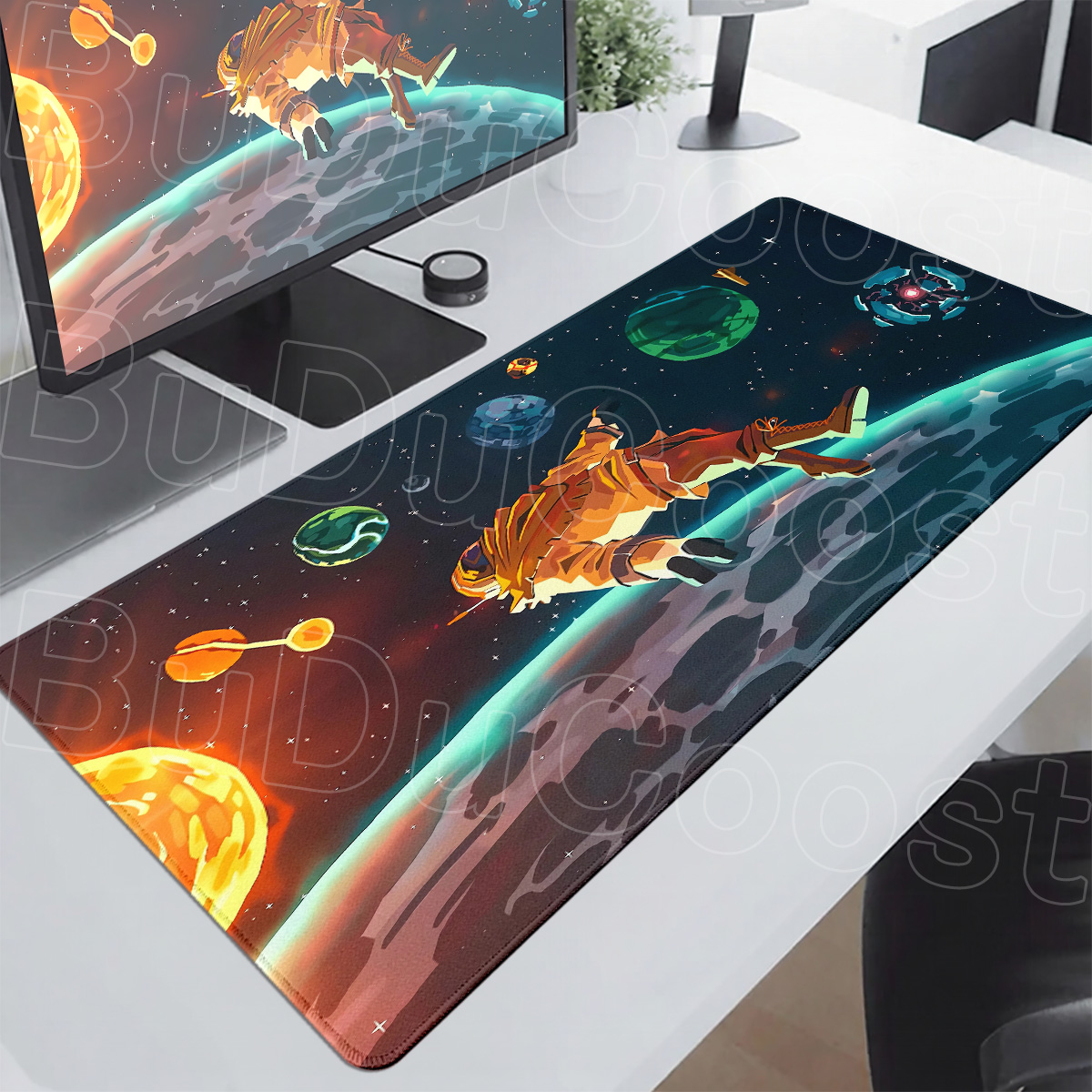 Black & White Universe Space S - Desk Setup Anime recension och pris