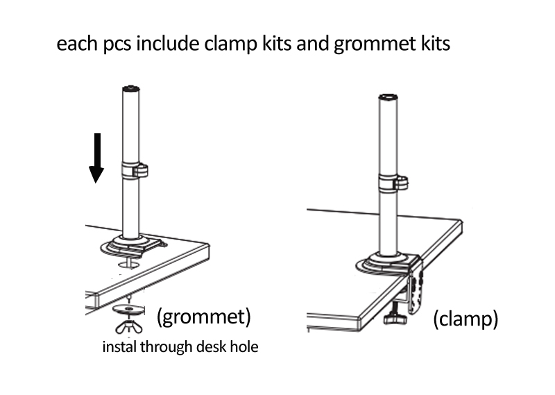 NB H180 FP-2 17'-27' LCD TV Mo - Desk Setup Monitor Arm recension och pris