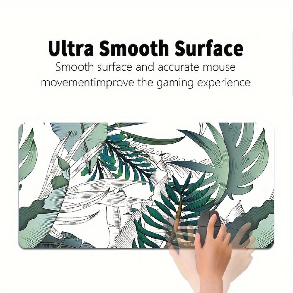 Tropical plant pattern, anti-s - Desk Setup With Plants recension och pris