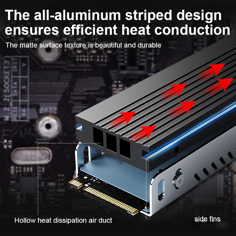 M.2 SSD Heatsink M2 2280 Solid - Desk Setup Ps5 recension och pris