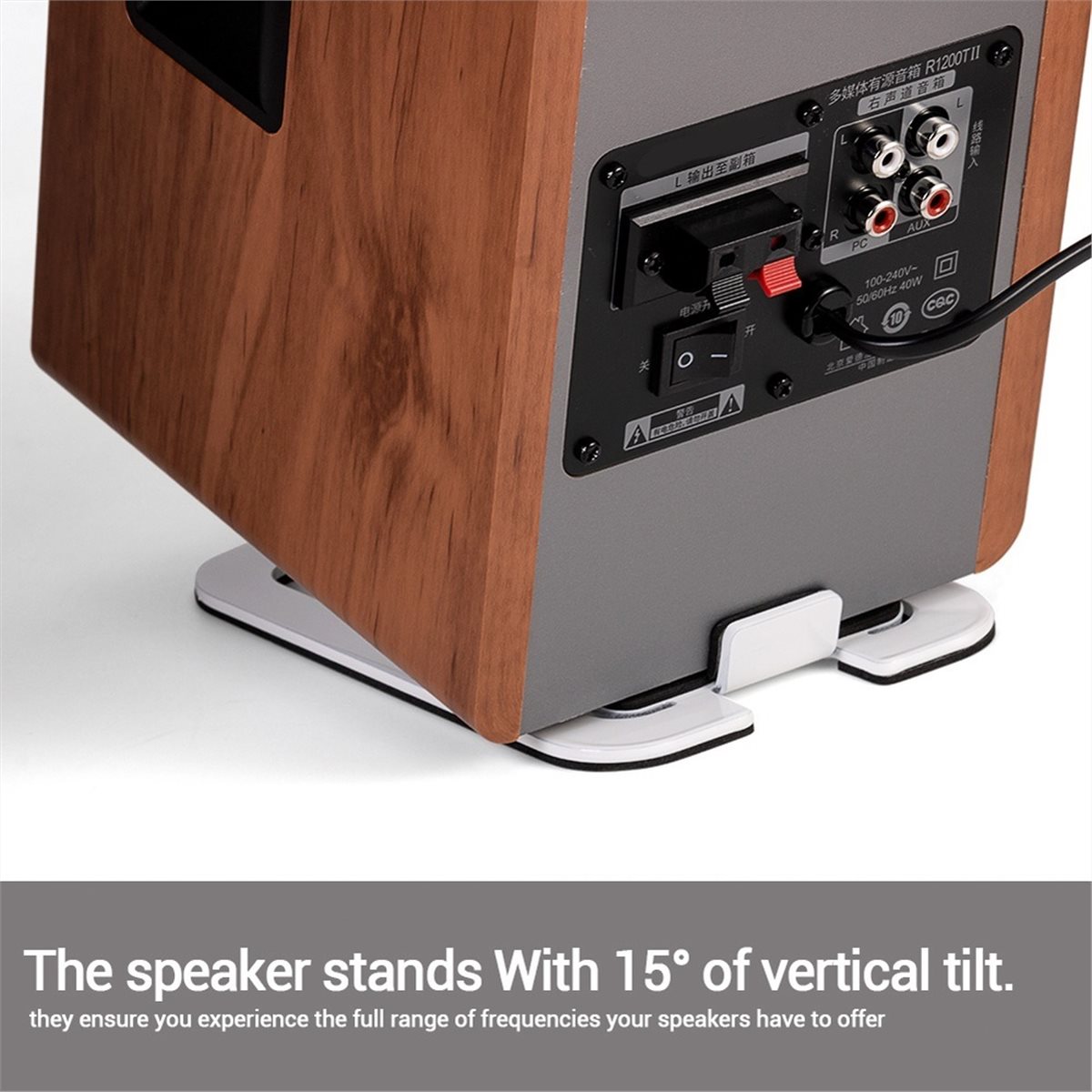 2pcs Desktop Speaker Stands fo - Speaker Desk Setup recension och pris