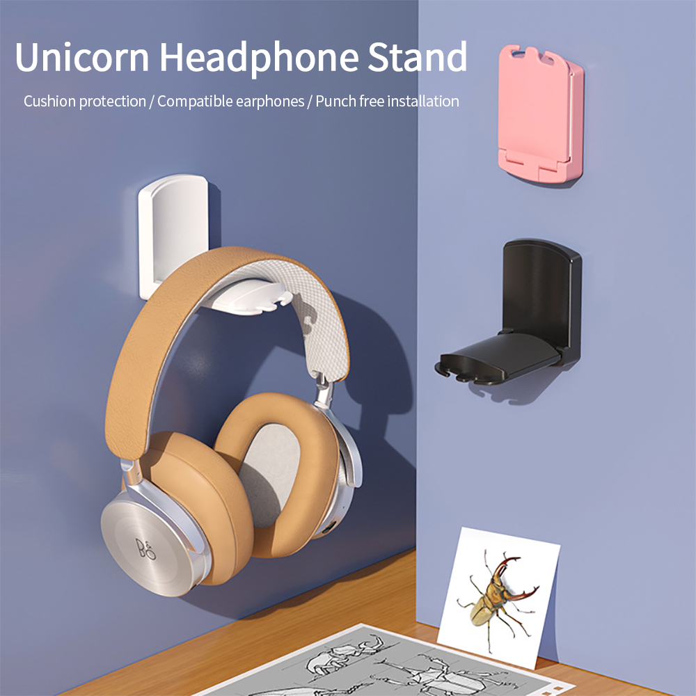 Folding Headset Stand Holder G - Headphone Hook Under recension och pris