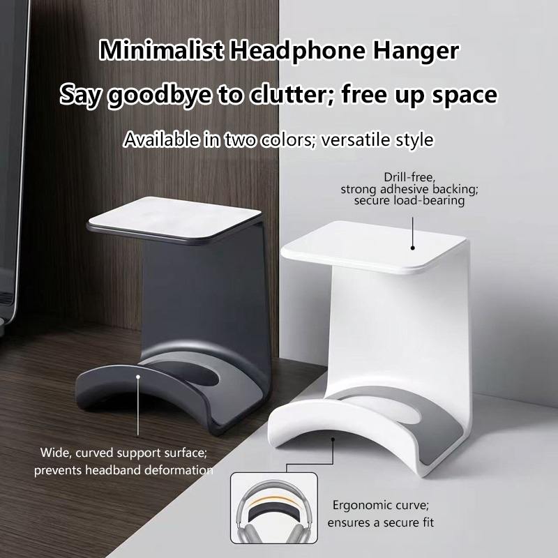 Universal Headphone Stand Adhe - Headphone Hook Under recension och pris