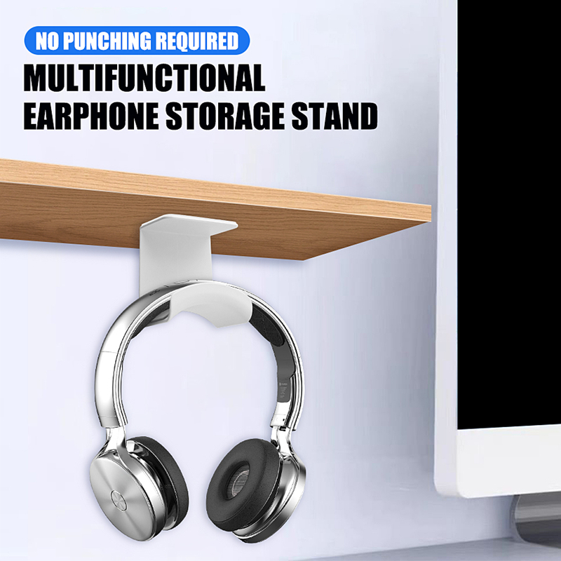 Universal Headphone Stand Adhe - Headphone Hook Under recension och pris