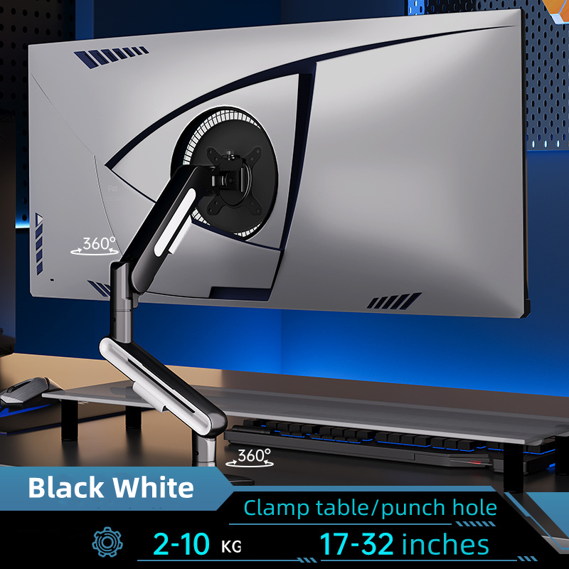 Adjustable Single Monitor Moun - Desk Setup Monitor Arm recension och pris