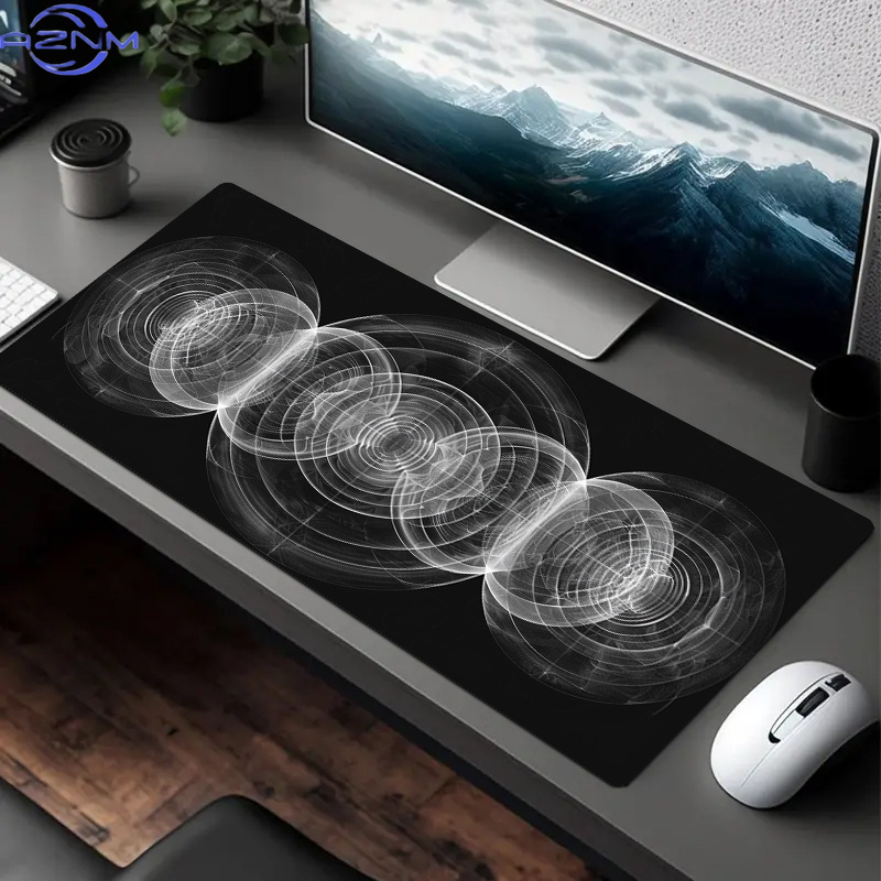Large Black and White Spiral P - Desk Setup Or Set Up recension och pris
