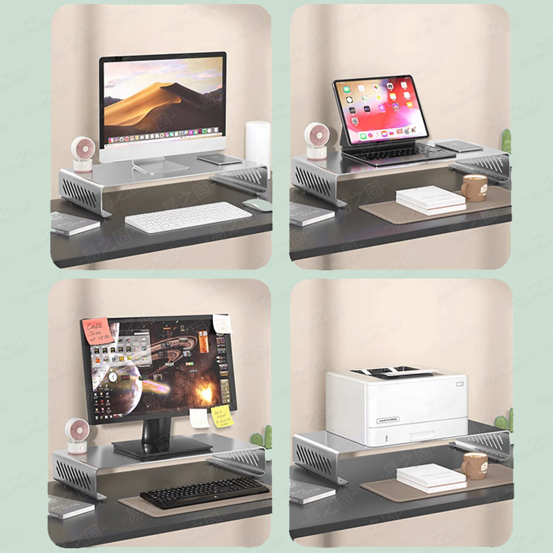 Computer Monitor Stand Riser E - Desk Setup For Laptop And Monitor recension och pris