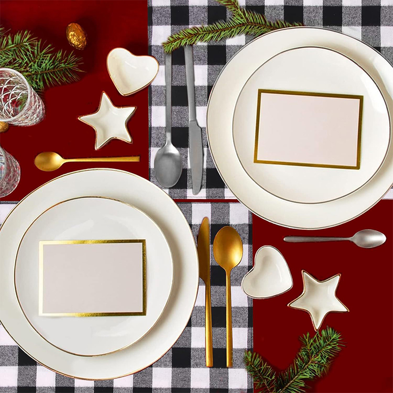 Christmas Style Checkered Plac - Desk Setup Room recension och pris