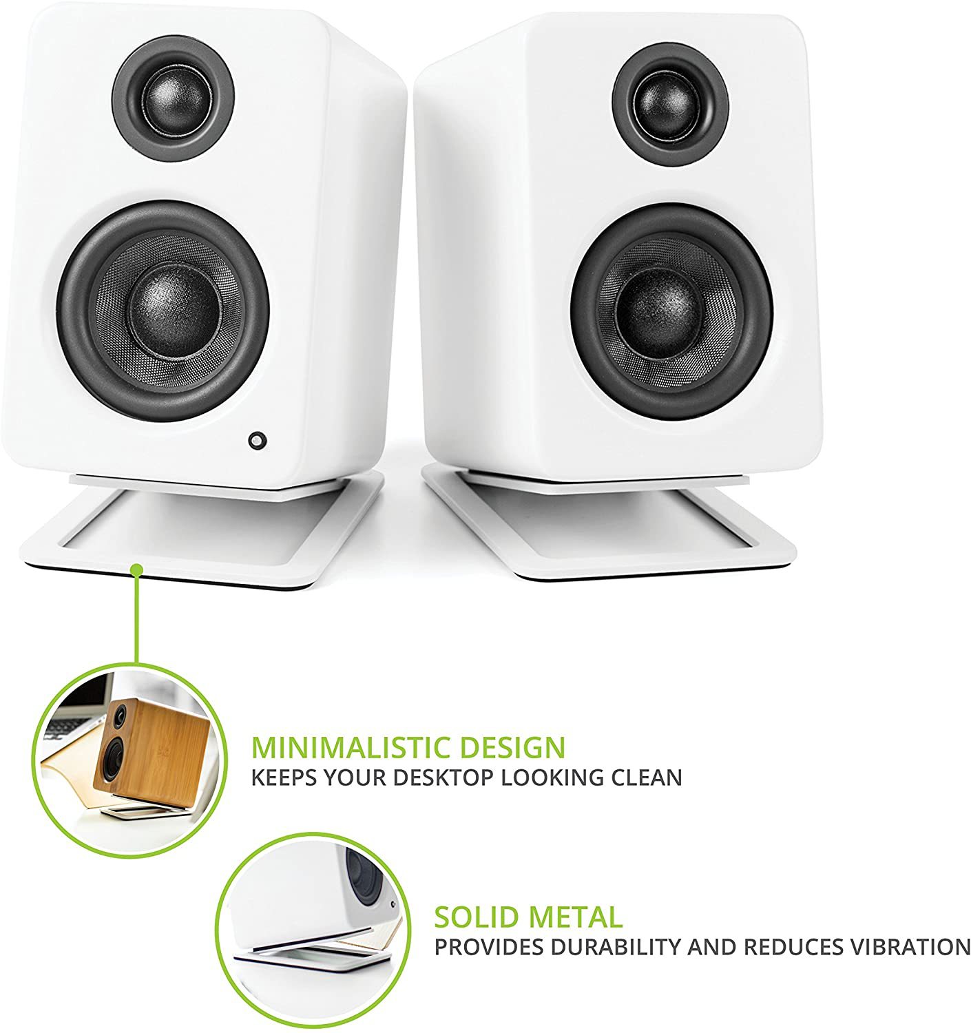 2pcs Desktop Speaker Stands fo - Speaker Desk Setup recension och pris