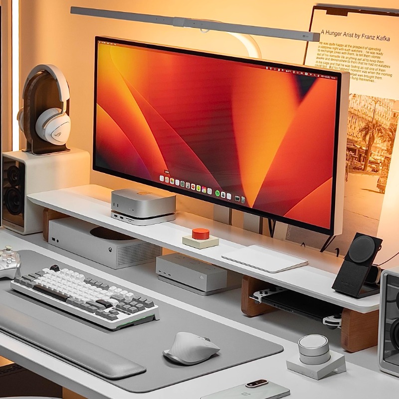 Modern Monitor Riser Stand Erg - Desk Setup For Laptop And Monitor recension och pris