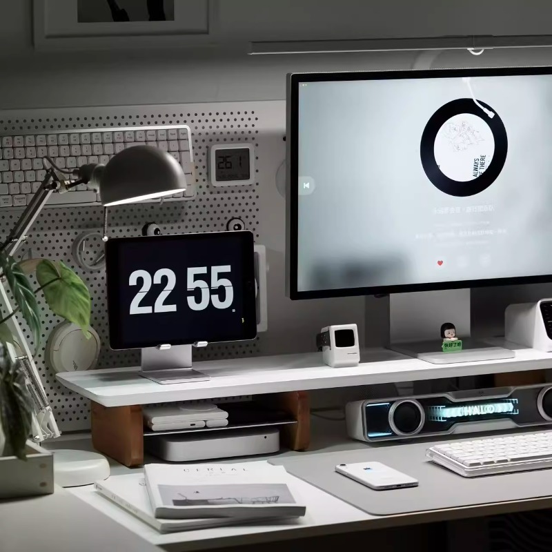 Modern Monitor Riser Stand Erg - Desk Setup For Laptop And Monitor recension och pris