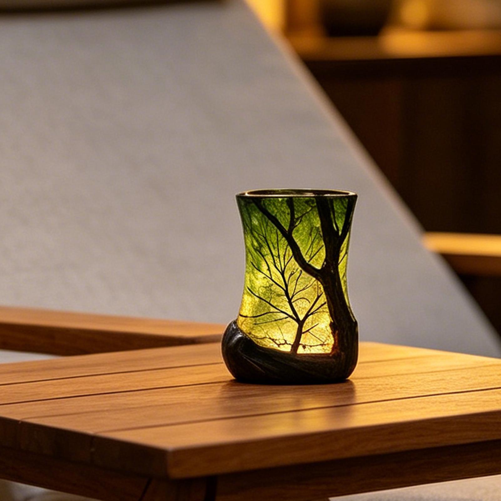 Bedside Table Lamp Forest Nigh - Desk Setup Room recension och pris