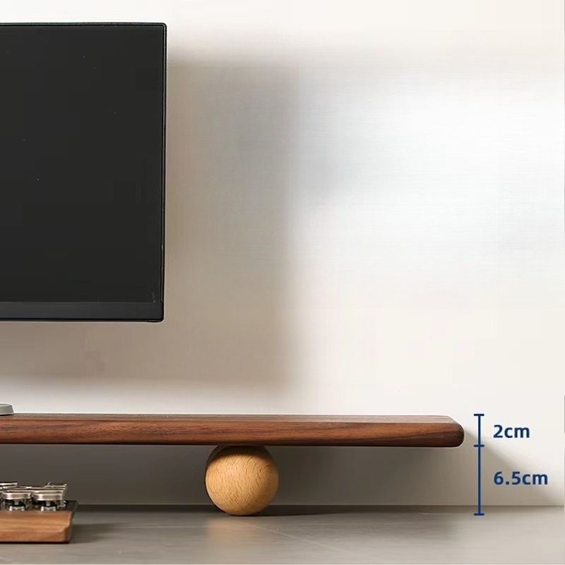 Solid Wood Monitor Riser Lapto - Desk Setup For Laptop And Monitor recension och pris