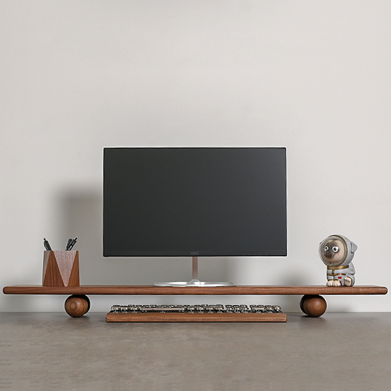 Solid Wood Monitor Riser Lapto - Desk Setup For Laptop And Monitor recension och pris