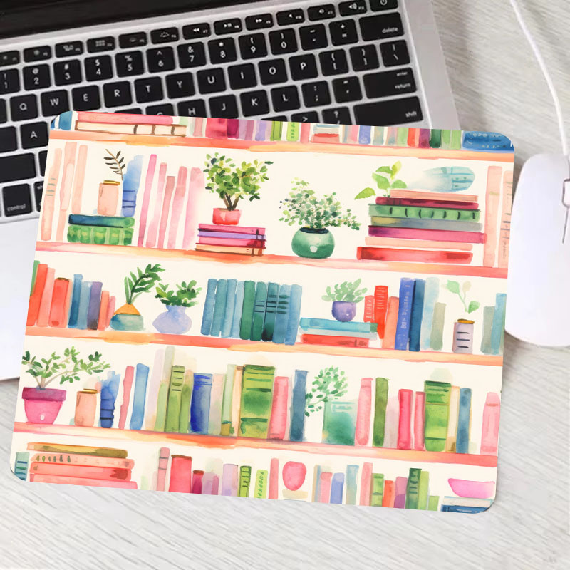 Plant Books Mouse Pad Home Off - Desk Setup Books recension och pris