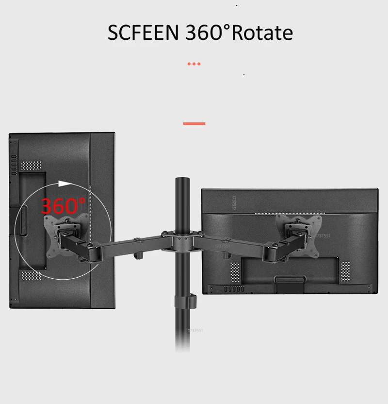 DL-M902-140 Full Motion Rotate - Desk Setup Monitor Arm recension och pris