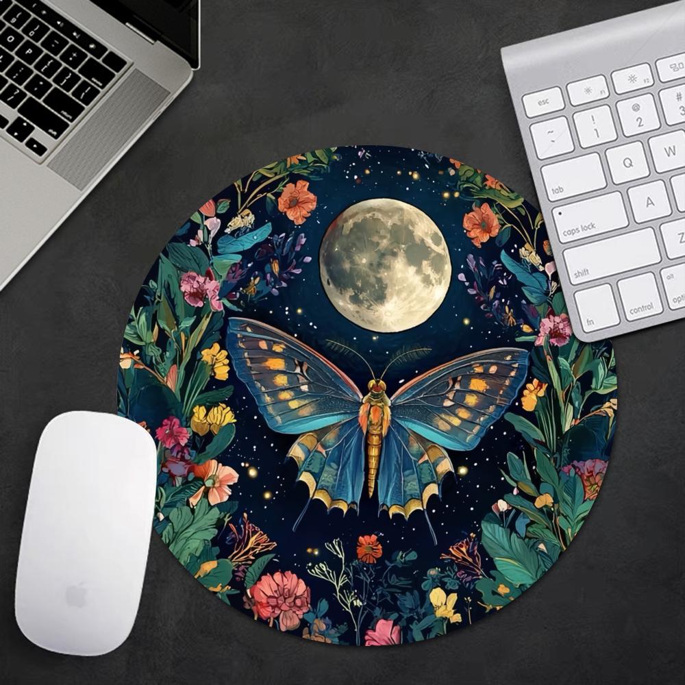 Round Forest Plant Mouse Pad R - Desk Setup With Plants recension och pris