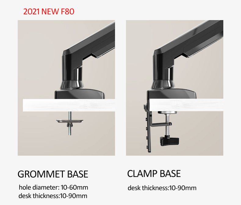 NEW NB F80 17-30' Desktop LED  - Desk Setup Monitor Arm recension och pris