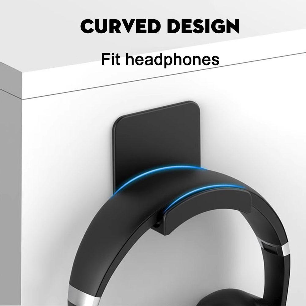 2Pcs Universal Plastic Wall Mo - Headphone Hook Under recension och pris
