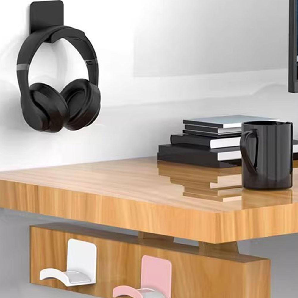 2Pcs Universal Plastic Wall Mo - Headphone Hook Under recension och pris
