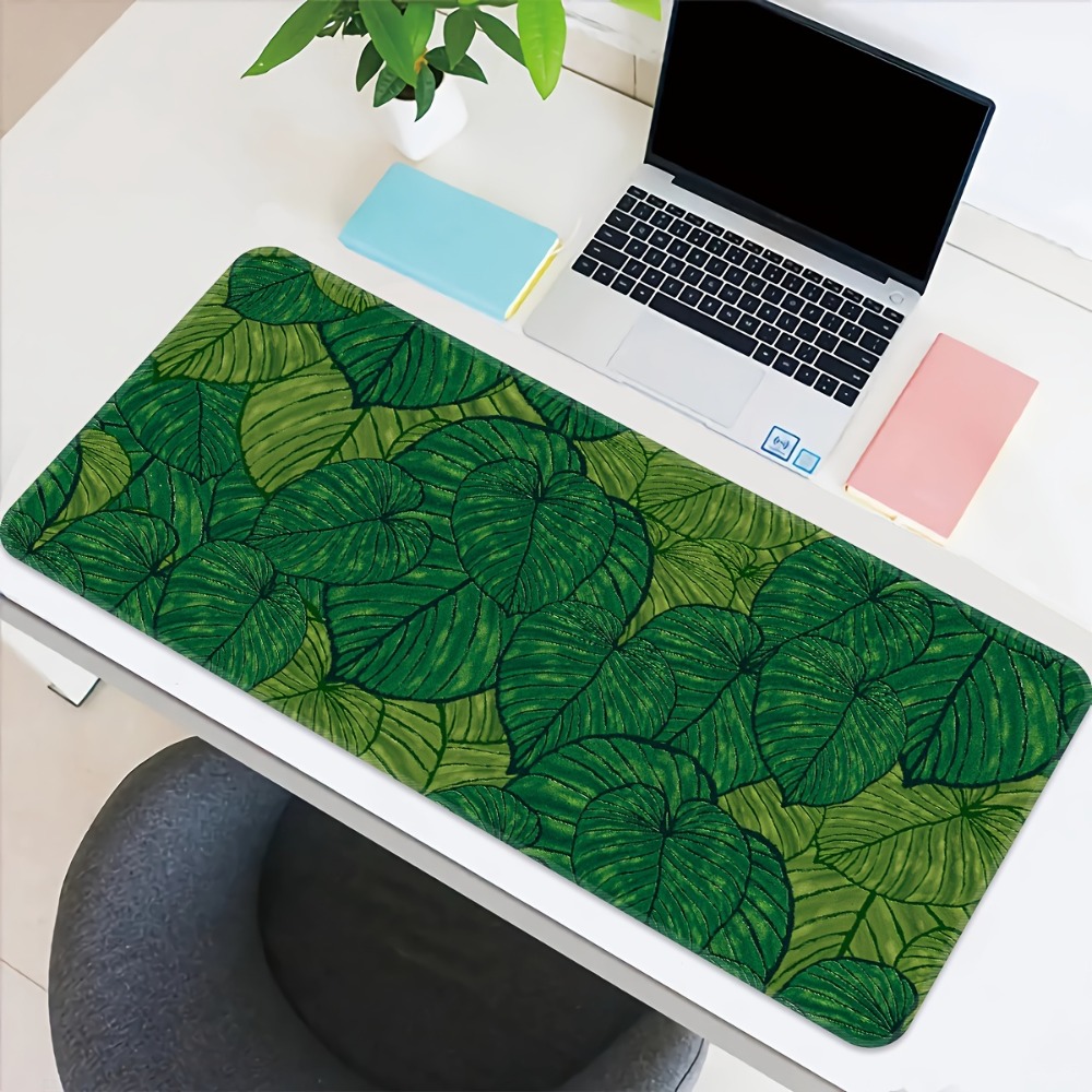 Tropical green leaf expandable - Desk Setup With Plants recension och pris