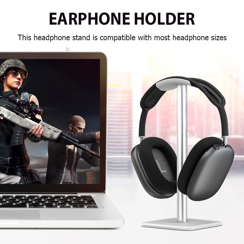 Headphone Holder Rack Aluminiu - Headphone Hook Under recension och pris