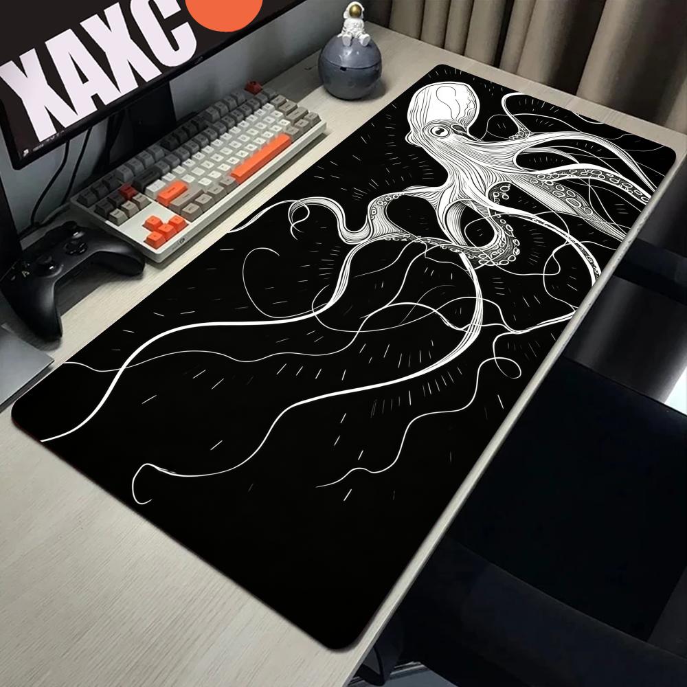 HYBXAXC Octopus Mouse Pad, Bla - Desk Setup Or Set Up recension och pris