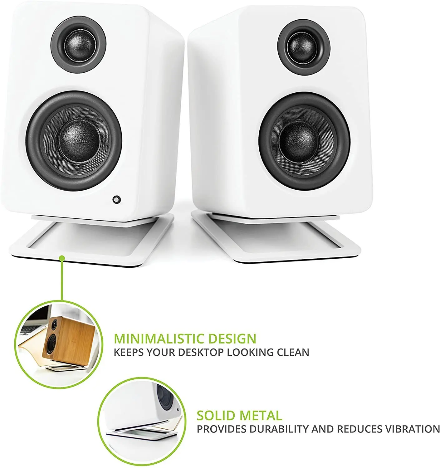2pcs Desktop Speaker Stands fo - Speaker Desk Setup recension och pris