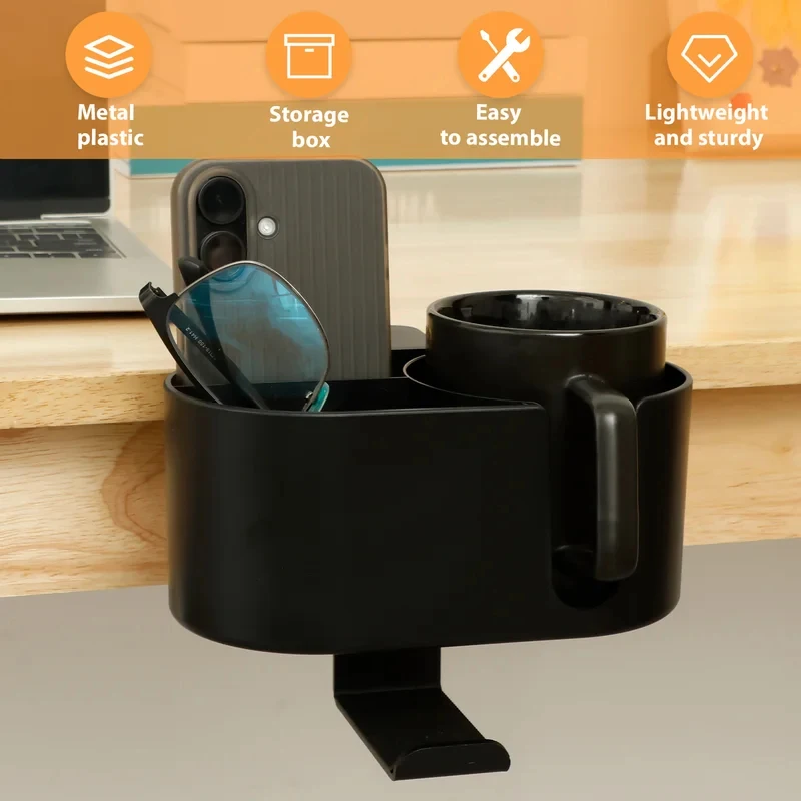 4 in 1 Desk Cup Holder Headpho - Headphone Hook Under recension och pris