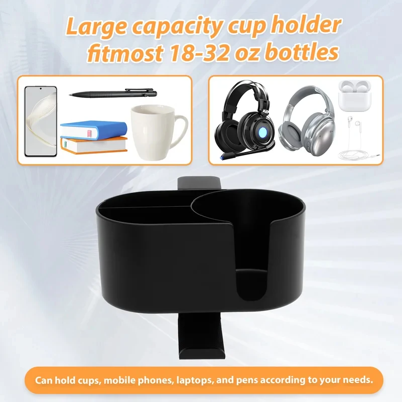4 in 1 Desk Cup Holder Headpho - Headphone Hook Under recension och pris