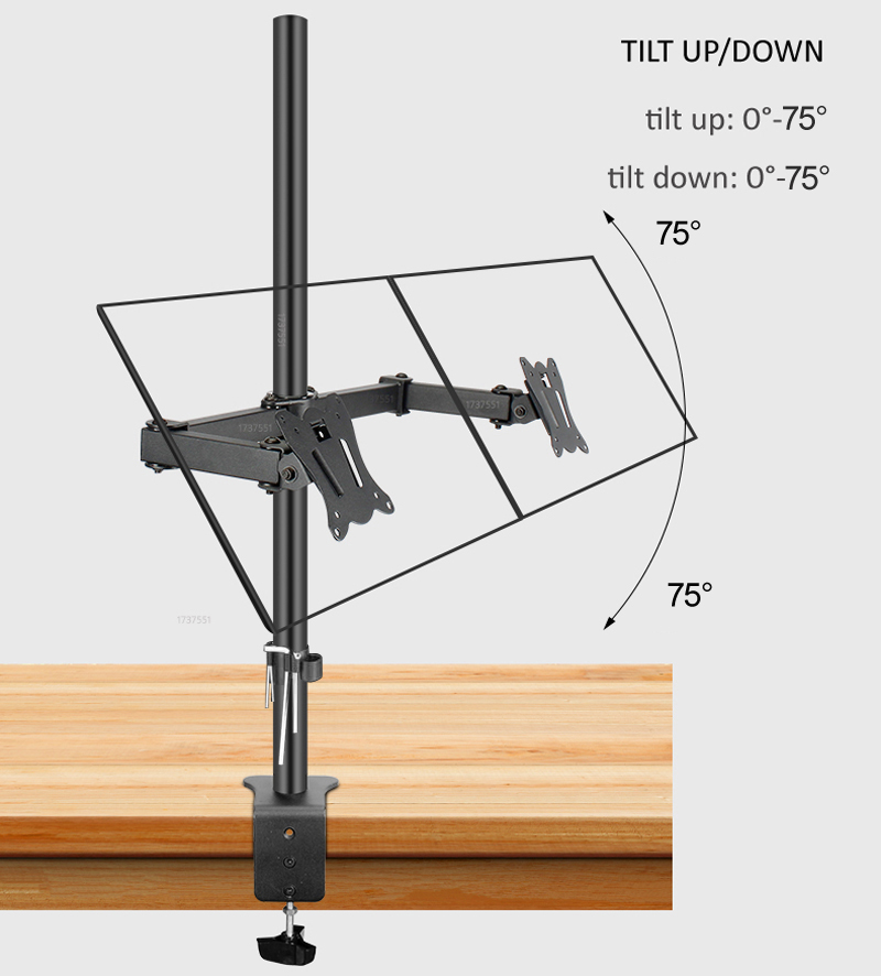 (80cm) DL-T902-280II Full Moti - Desk Setup Monitor Arm recension och pris