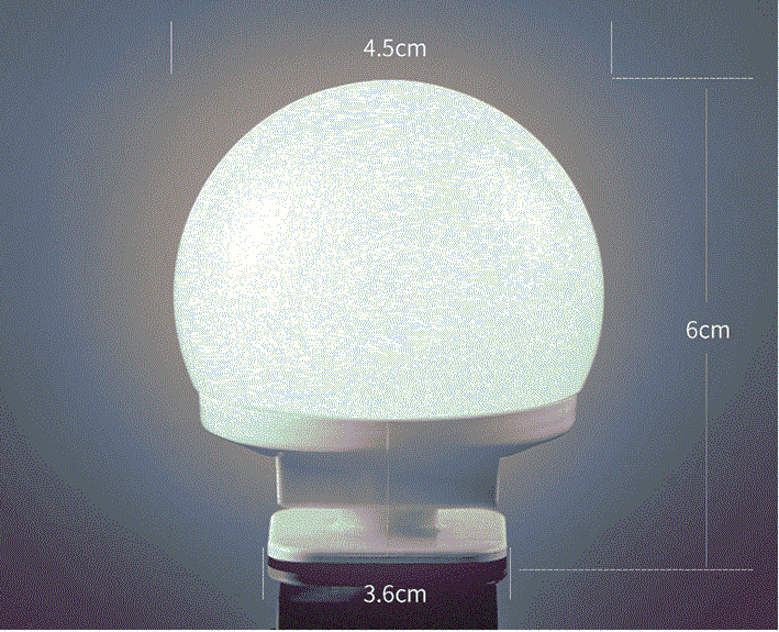 LED Light Paste Mirror Makeup  - Desk Setup Room recension och pris