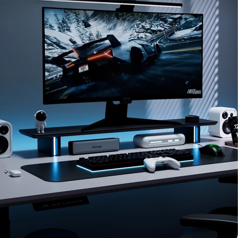 RGB Monitor Stand Ergonomic Co - Desk Setup For Laptop And Monitor recension och pris
