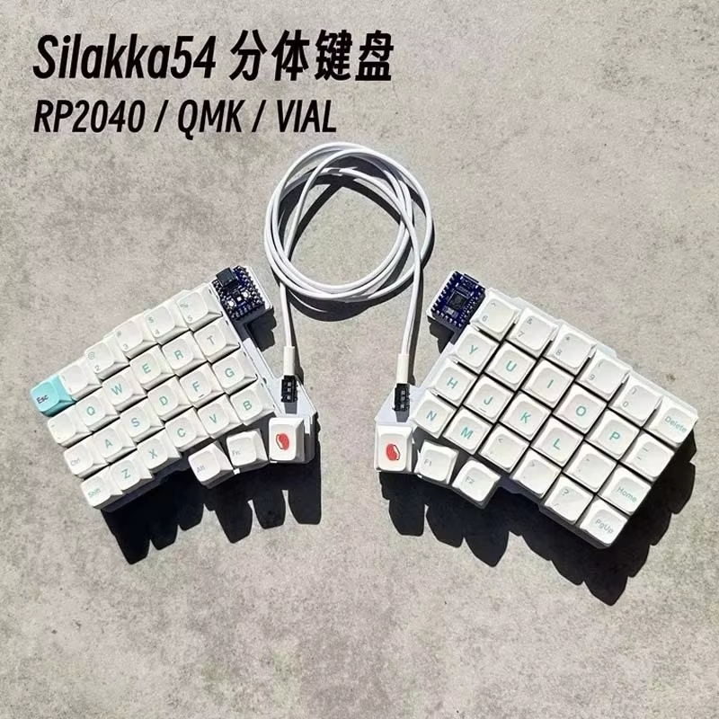 Silakka54 Ergonomic Split Mech - Desk Setup Programmer recension och pris