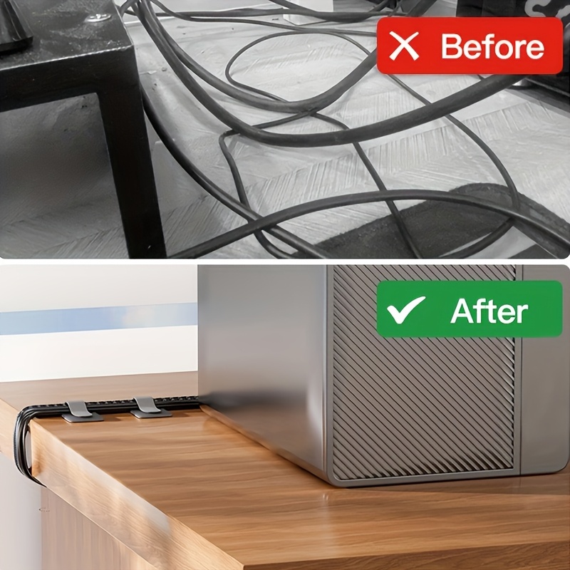 Cable Ties Reusable Straps Vel - Speaker Desk Setup recension och pris