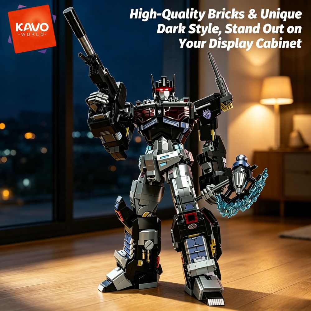 KAVOWORLD 2045pcs Future Mecha - Desk Setup Small Room recension och pris