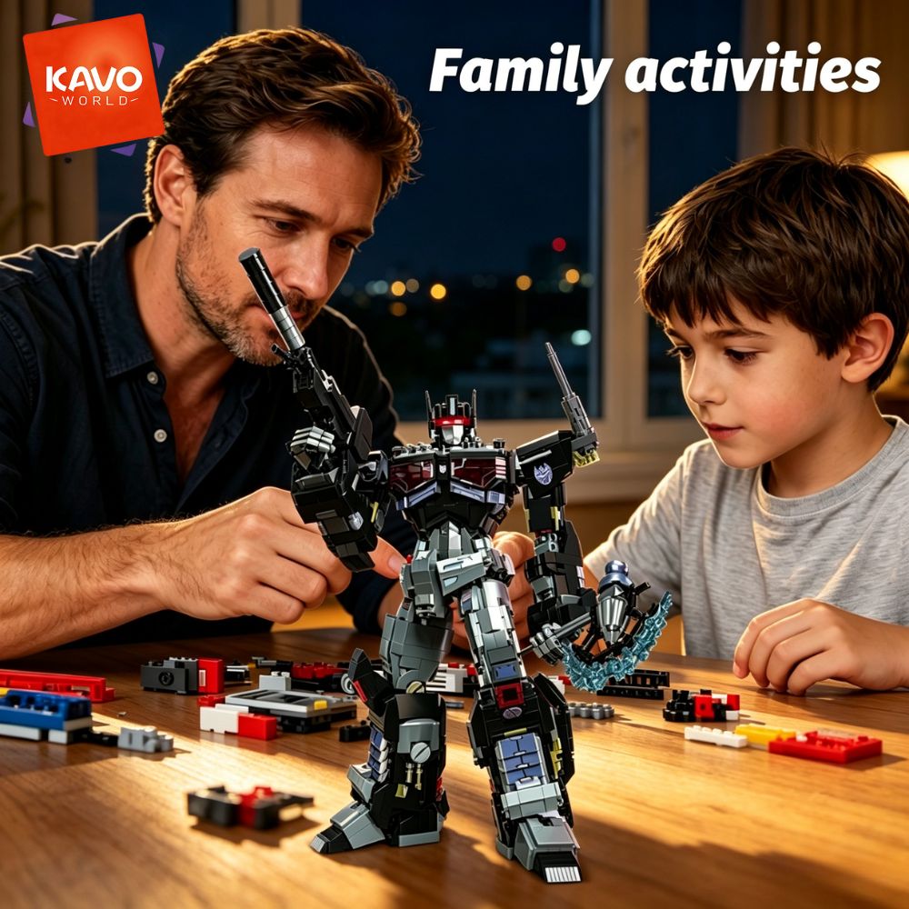 KAVOWORLD 2045pcs Future Mecha - Desk Setup Small Room recension och pris
