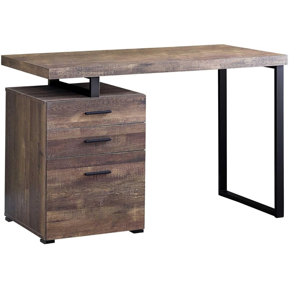 48 Reclaimed Wood Desk with Si - Desk Setup Or Set Up recension och pris