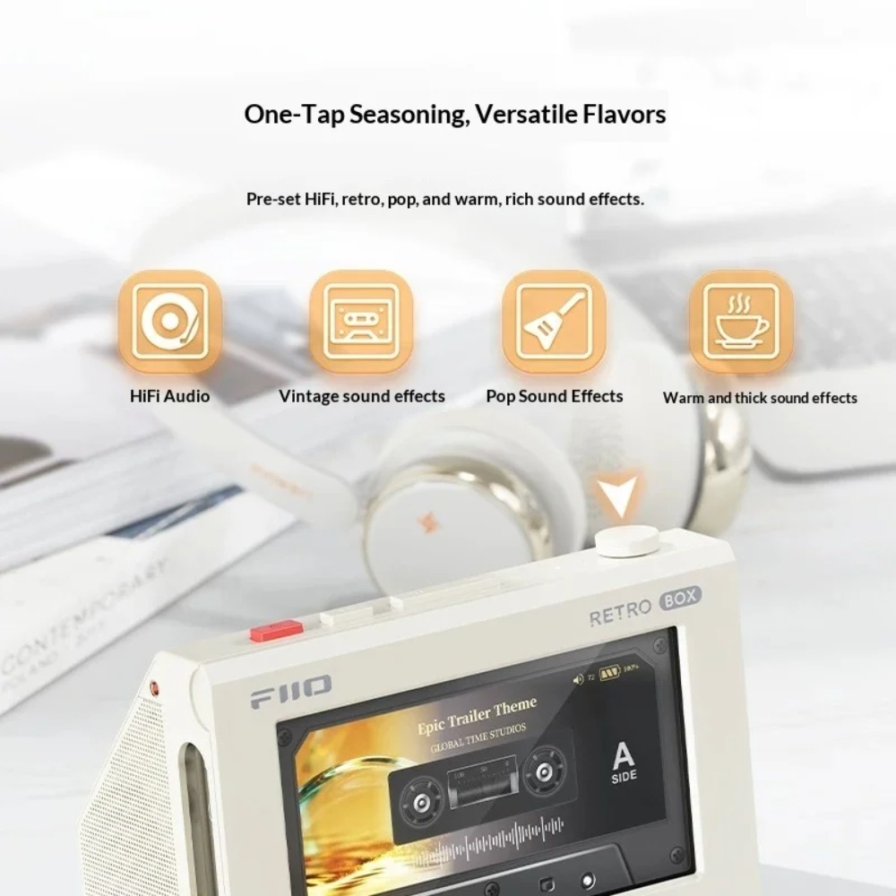FiiO RETRO BOX Cassette Style  - Speaker Desk Setup recension och pris